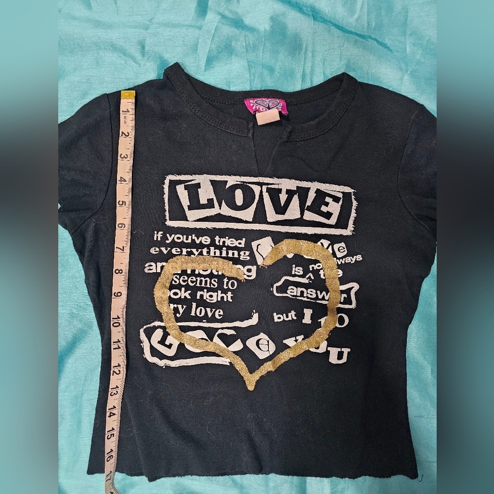 Kids Black Graphic Tee